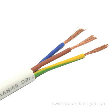 Power Cable, 3*0.75mm with PVC JacketNew